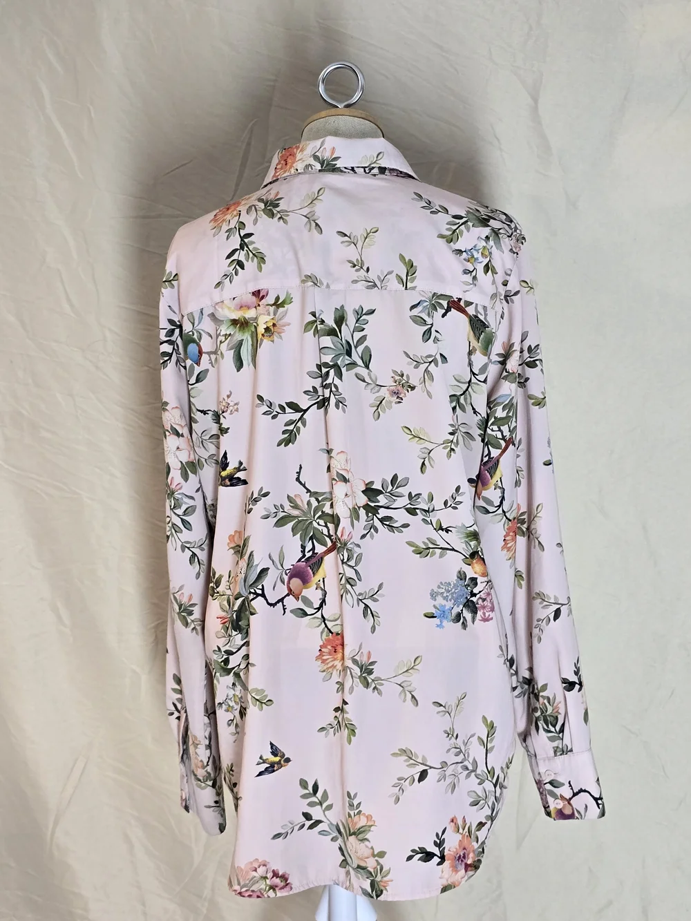 H&M Soft Pink Floral Button-Front Shirt - Picture 5 of 8